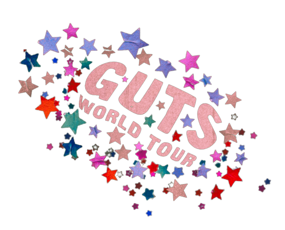Guts World Tour Logo by Olivia Rodrigo is licensed under CC BY-SA 4.0.
