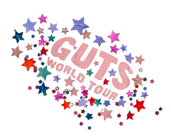 "Guts World Tour Logo" by Olivia Rodrigo is licensed under CC BY-SA 4.0.