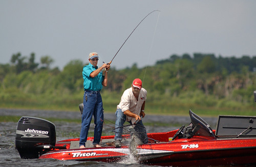 "Catching the fish Military Bass Fishing Tournament in Kissimmee" by Experience Kissimmee, Florida is licensed under CC BY 2.0. To view a copy of this license, visit https://creativecommons.org/licenses/by/2.0/?ref=openverse.